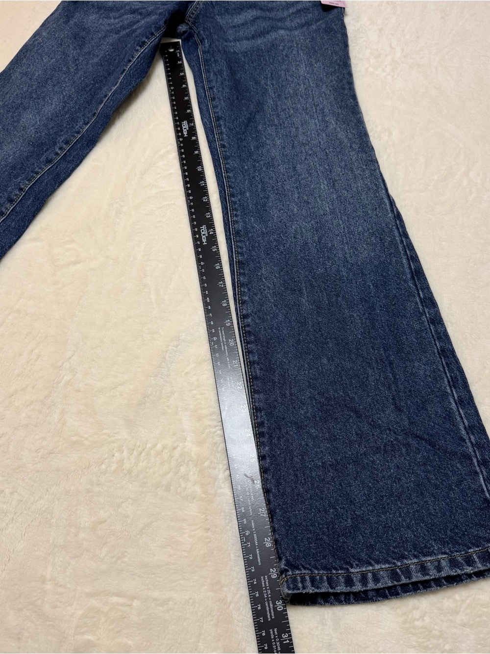 NWT Women's Wild Fable Low-Rise Boot Cut Blue Denim Jeans Size 0 - Picture 7 of 7